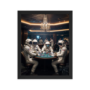 Poker Night - Framed