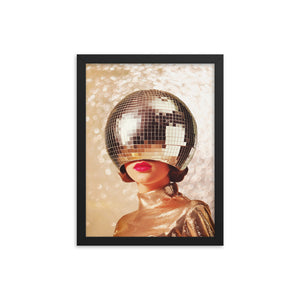 Champagne Reflection - Framed