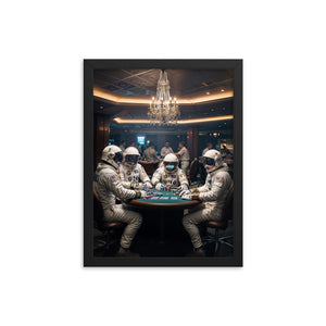 Poker Night - Framed