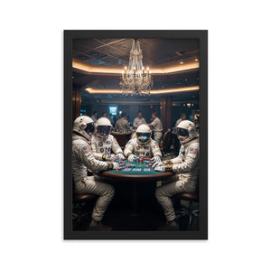 Poker Night - Framed