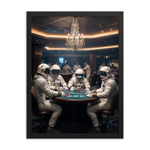 Poker Night - Framed