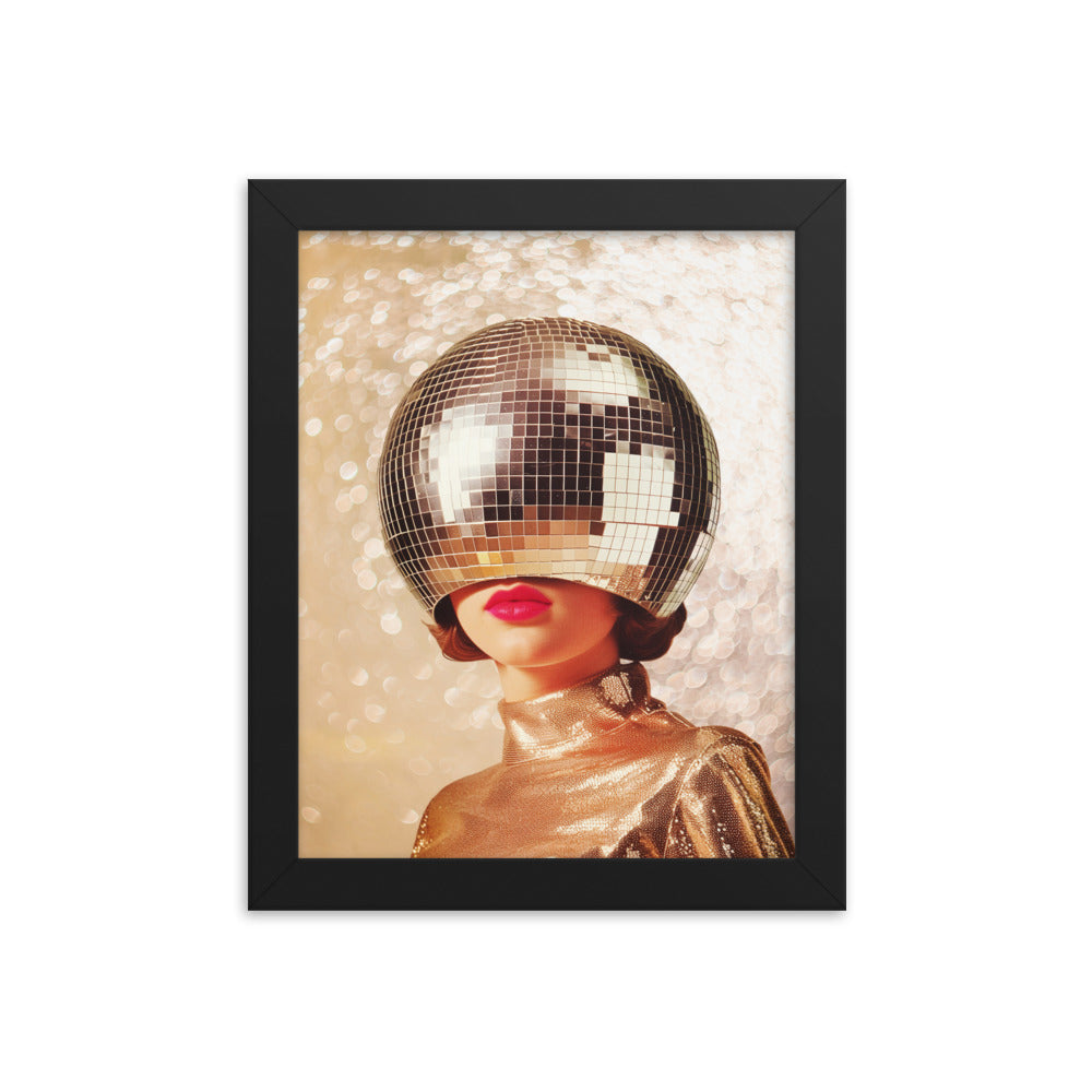 Champagne Reflection - Framed