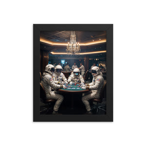 Poker Night - Framed