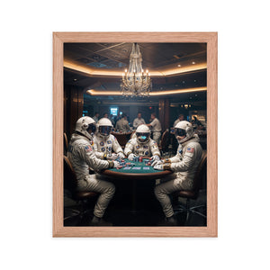 Poker Night - Framed