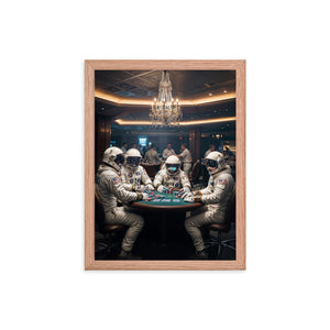 Poker Night - Framed