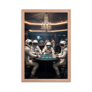 Poker Night - Framed