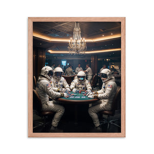 Poker Night - Framed