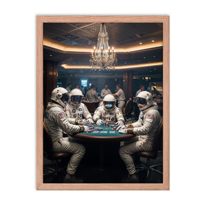 Poker Night - Framed