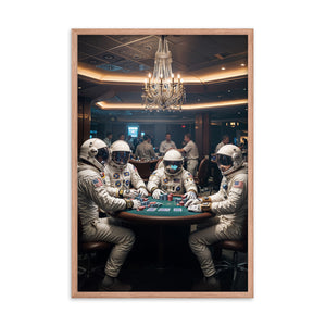 Poker Night - Framed