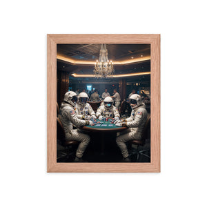 Poker Night - Framed