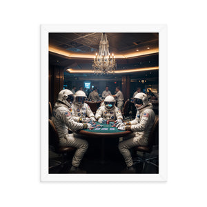 Poker Night - Framed