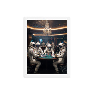 Poker Night - Framed