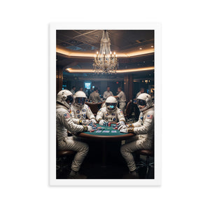 Poker Night - Framed