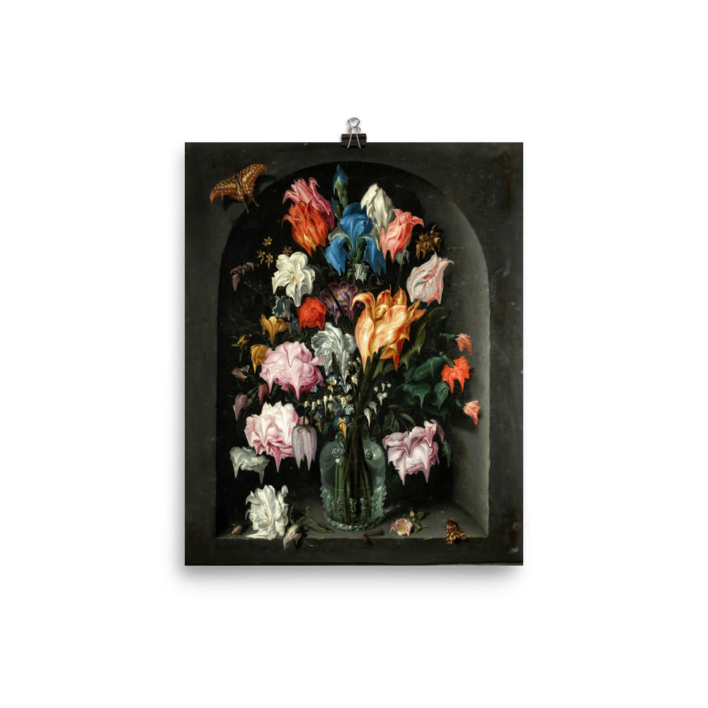 Drippy Flowers - Poster