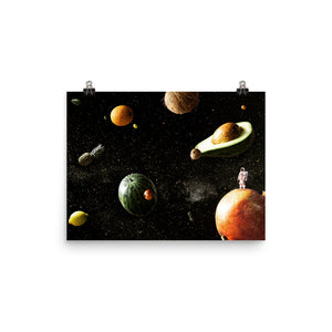 Fruit Planets - Poster
